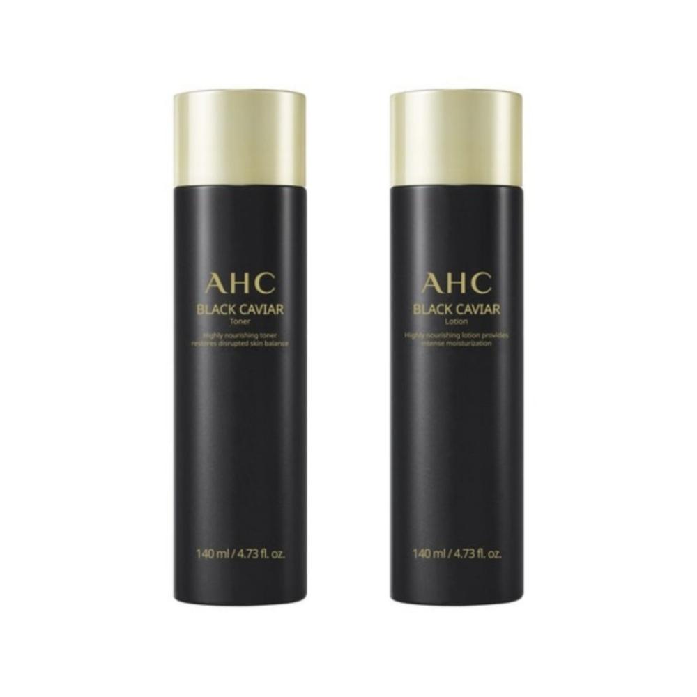 AHC Black Caviar Toner Lotion 2 Pieces Set