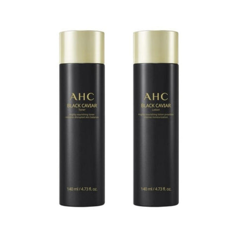 AHC Black Caviar Toner Lotion 2 Pieces Set