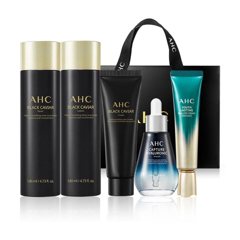 AHC Black Caviar Youth Ritual Care 5 Pieces Set