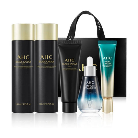 AHC Black Caviar Youth Ritual Care 5 Pieces Set
