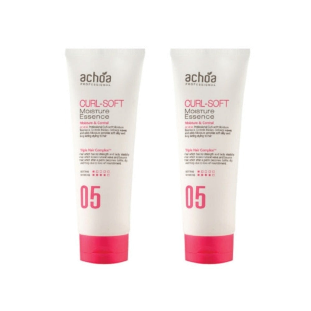 Achoa Professional Curl Soft Moisture Hair Essence 210g*2Pcs