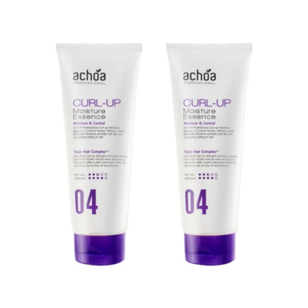 Achoa Professional Curl Up Moisture Hair Essence 200ml*2Pcs