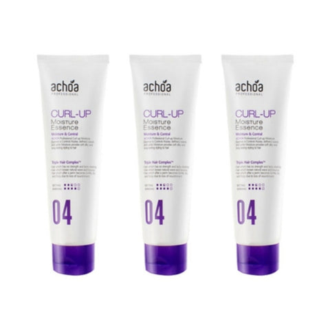 Achoa Professional Curl Up Moisture Hair Essence 80ml*3Pcs