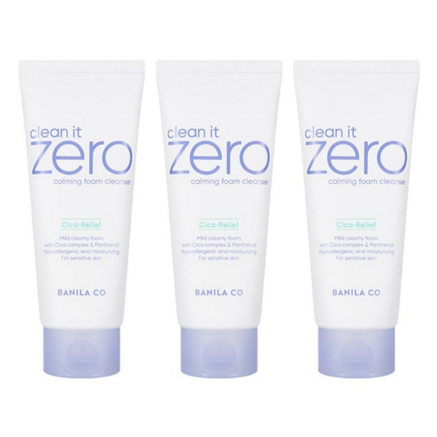 BANILA CO Clean It Zero Calming Foam Cleanser 150ml*3Pcs