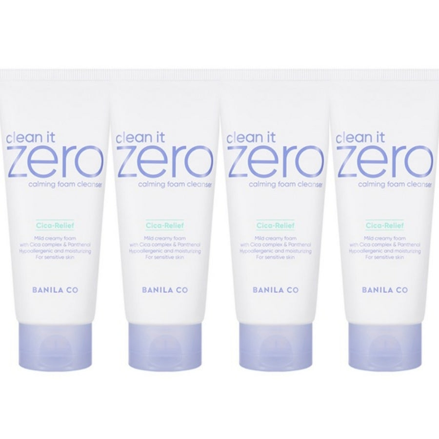 BANILA CO Clean It Zero Calming Foam Cleanser 150ml*4Pcs
