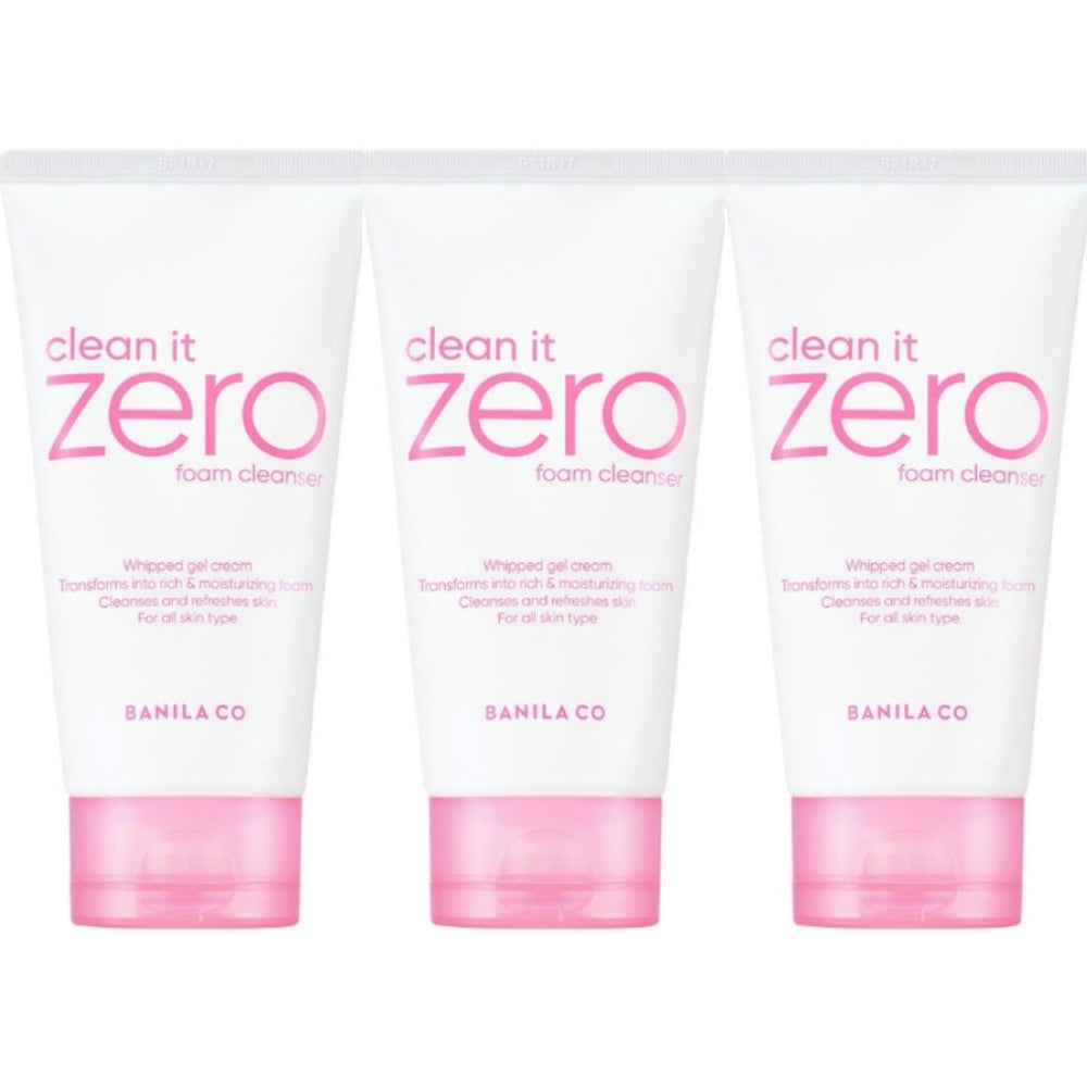 BANILA CO Clean It Zero Foam Cleanser 150ml*3Pcs