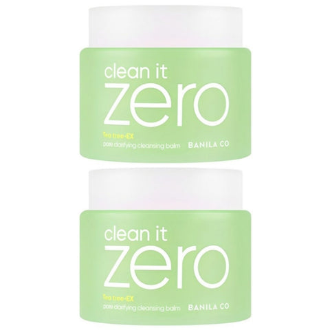 BANILA CO Clean It Zero Pore Clarifying Cleansing Balm 180ml*2Pcs