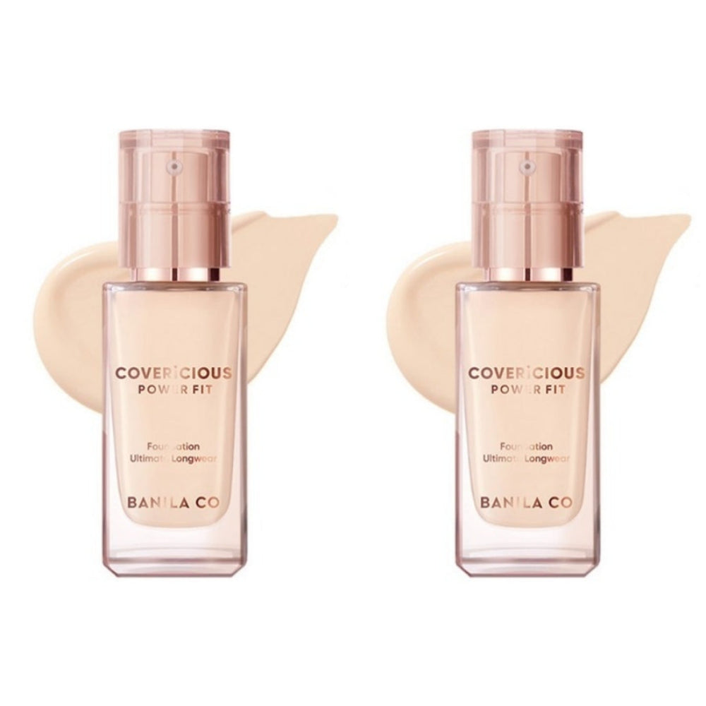 BANILA CO Covericious Power Fit Foundation No.19 Light SPF45++ 30ml*2Pcs