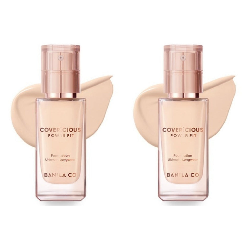 BANILA CO Covericious Power Fit Foundation No.21 Rose SPF45++ 30ml*2Pcs