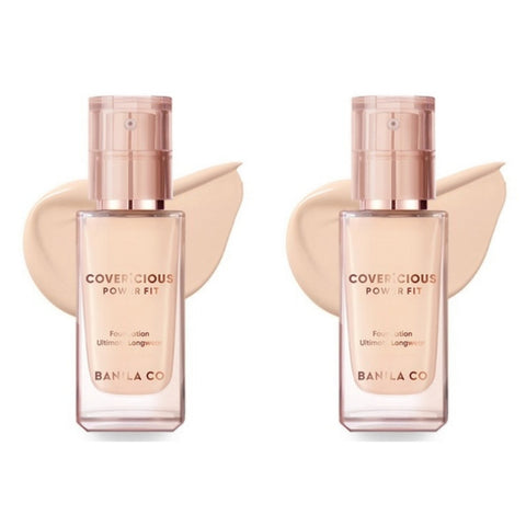 BANILA CO Covericious Power Fit Foundation No.21 Rose SPF45++ 30ml*2Pcs