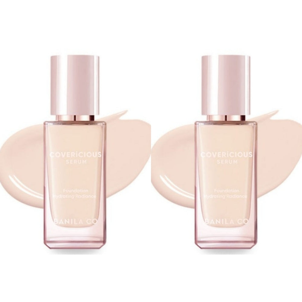 BANILA CO Covericious Serum Foundation SPF38 PA++ No.19 Light 30ml*2Pcs