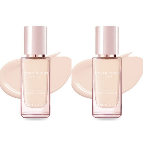 BANILA CO Covericious Serum Foundation SPF38 PA++ No.19 Light 30ml*2Pcs