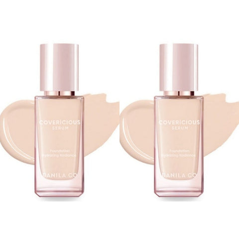 BANILA CO Covericious Serum Foundation SPF38 PA++ No.21 Ivory 30ml*2Pcs