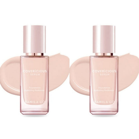 BANILA CO Covericious Serum Foundation SPF38 PA++ No.21 Rose 30ml*2Pcs
