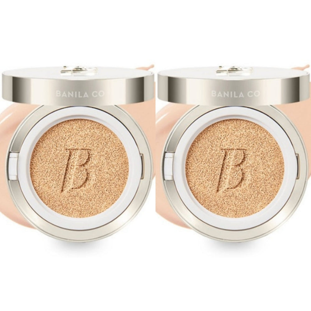 BANILA CO Covericious Ultimate White Cushion Foundation No.21 Rose 14g*2Pcs