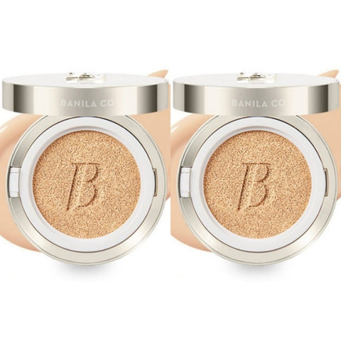 BANILA CO Covericious Ultimate White Cushion Foundation No.22 Natural 14g*2Pcs