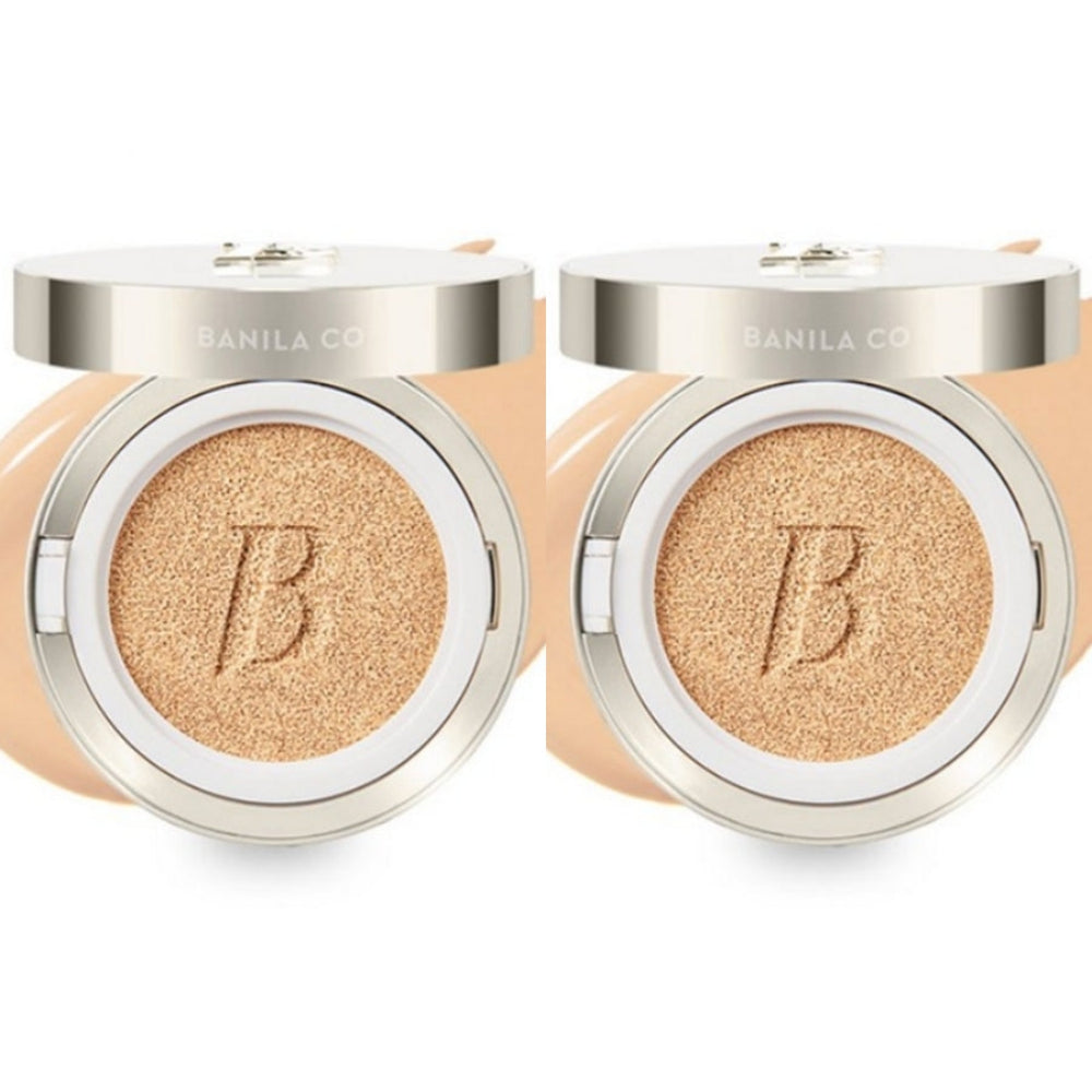 BANILA CO Covericious Ultimate White Cushion Foundation No.23 Medium 14g*2Pcs