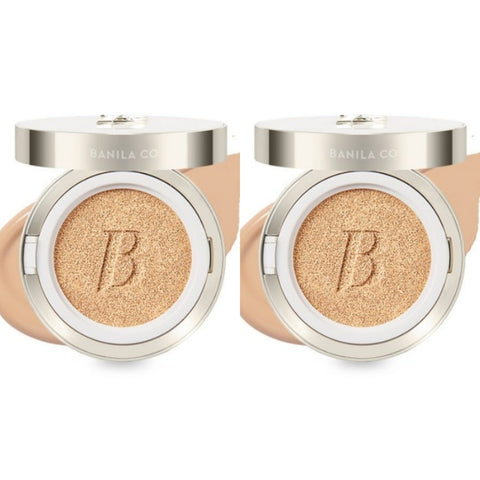 BANILA CO Covericious Ultimate White Cushion Foundation No.24 Sand 14g*2Pcs