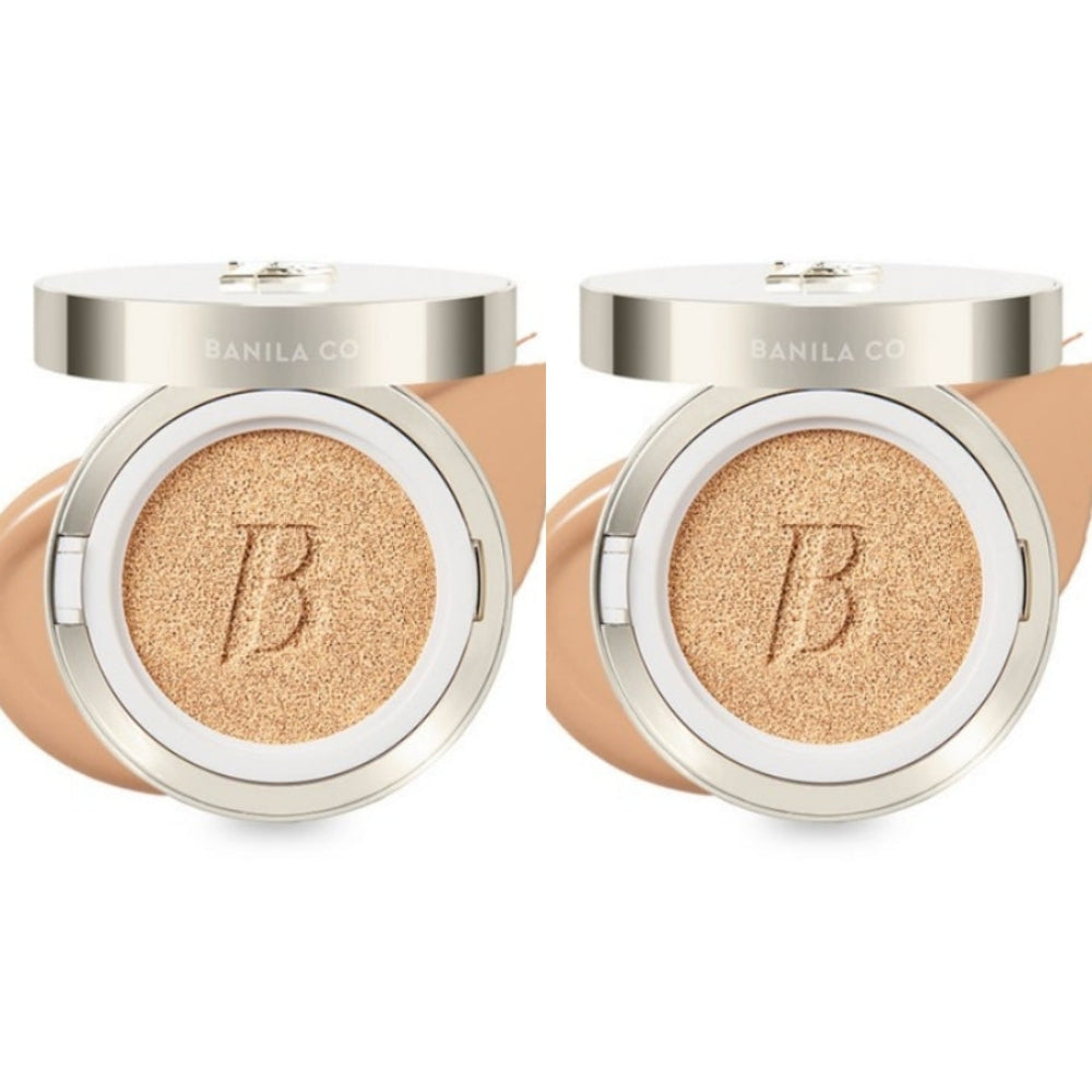 BANILA CO Covericious Ultimate White Cushion Foundation No.25 Amber 14g*2Pcs