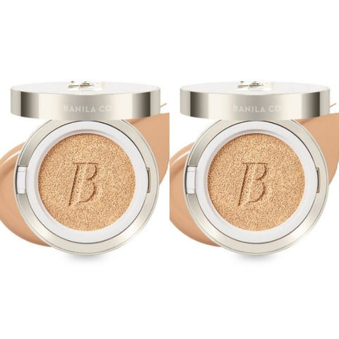 BANILA CO Covericious Ultimate White Cushion Foundation No.25 Amber 14g*2Pcs