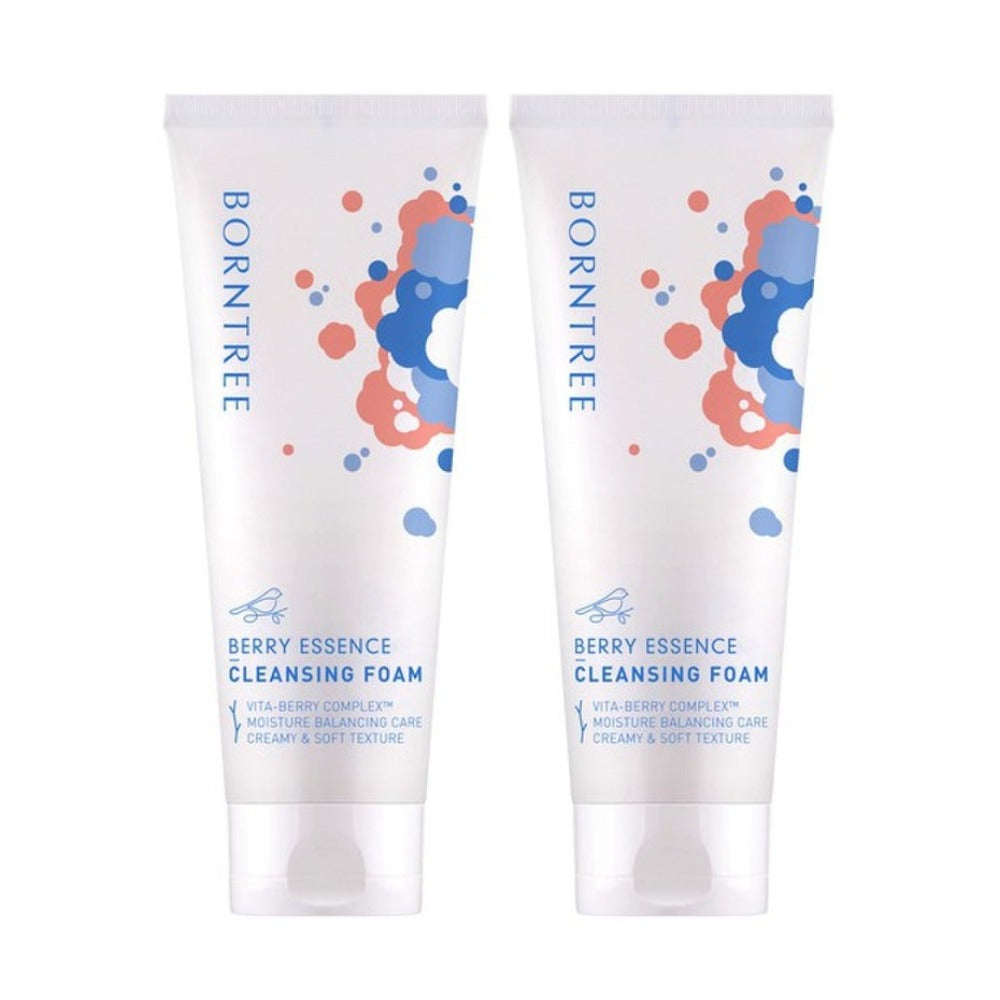 Borntree Berry Essence Cleansing Foam 150ml*2Pcs