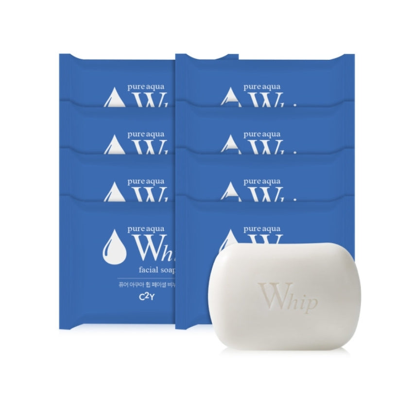 C2Y Pure Aqua Whip Facial Soap 100g*8Pcs