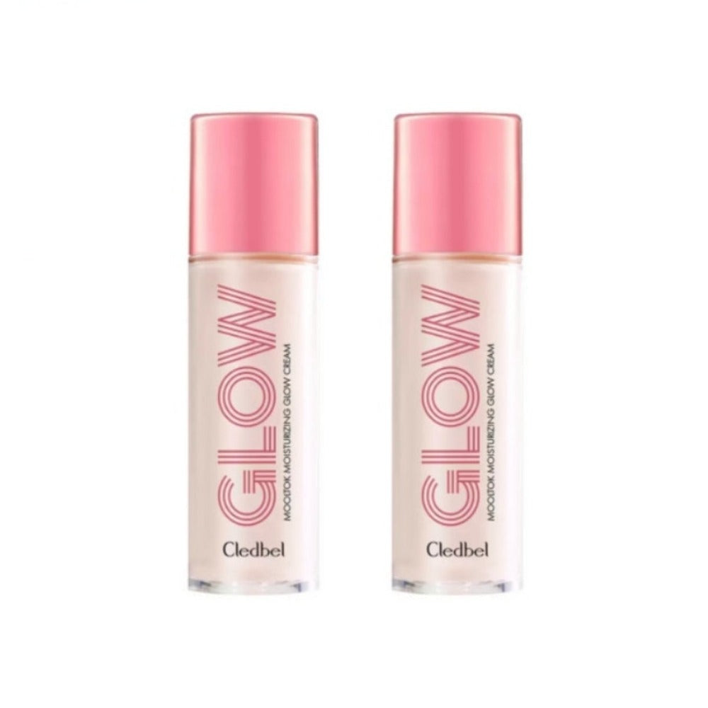 Cledbel Glow Mooltok Moisturizing Glow Cream SPF50+ PA++++ 30ml*2Pcs