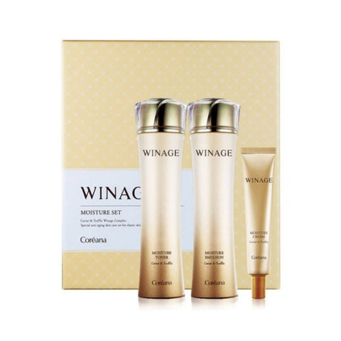 Coreana Winage Moisture Caviar & Truffle Skin Care 2 Set