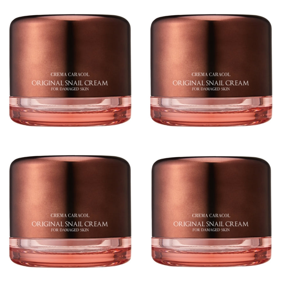 Crema Caracol Original Snail Cream for Damaged Skin 50ml*4Pcs