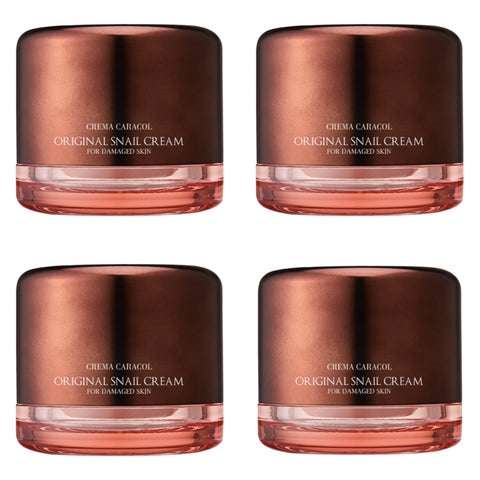 Crema Caracol Original Snail Cream for Damaged Skin 50ml*4Pcs
