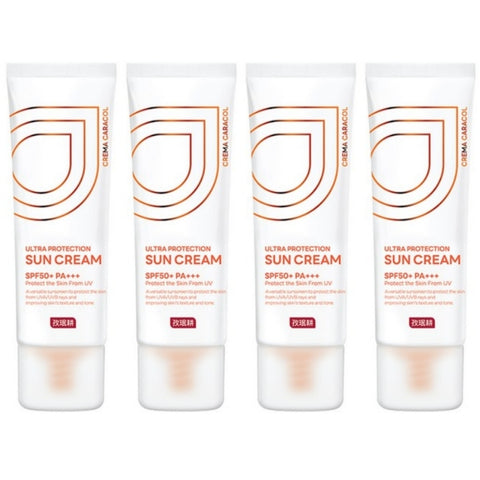 Crema Caracol Ultra Protection Sun Cream SPF50+ PA+++ 50ml*4Pcs