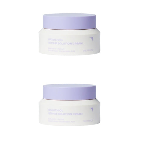 Deoproce Bakuchiol Repair Solution Cream 50ml*2Pcs