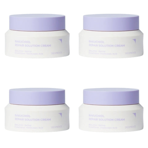 Deoproce Bakuchiol Repair Solution Cream 50ml*4Pcs