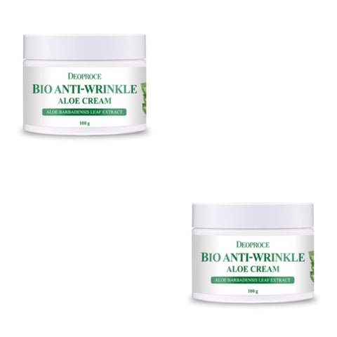 Deoproce Bio Anti-Wrinkle Aloe Cream 100g*2Pcs