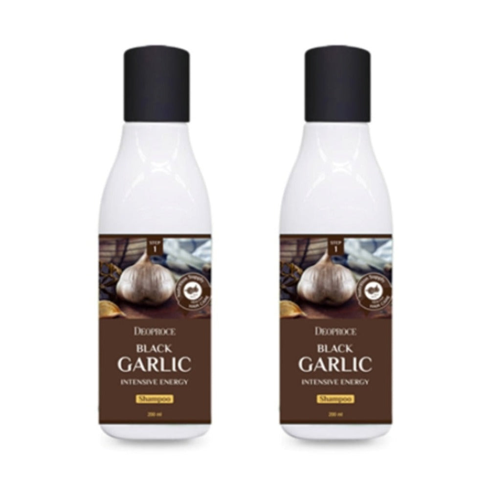 Deoproce Black Garlic Intensive Energy Shampoo 200ml*2Pcs