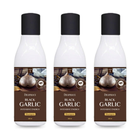 Deoproce Black Garlic Intensive Energy Shampoo 200ml*3Pcs