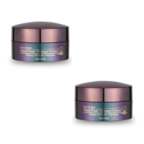 Deoproce Black Pearl Therapy Cream 100g*2Pcs