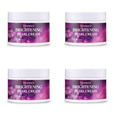 Deoproce Brightening Pearl Cream 100g*4Pcs