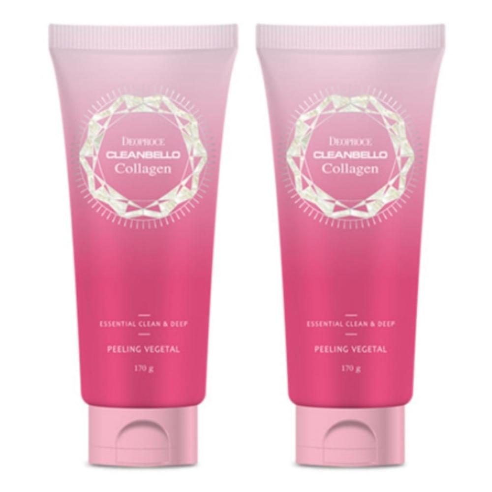 Deoproce Cleanbello Collagen Essential Clean & Deep Peeling Vegetal 170g*2Pcs