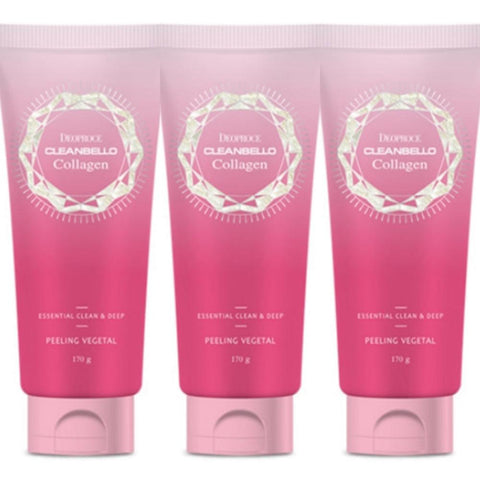 Deoproce Cleanbello Collagen Essential Clean & Deep Peeling Vegetal 170g*3Pcs