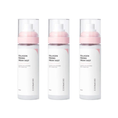 Deoproce Collagen Firming Cream Mist 100ml*3Pcs