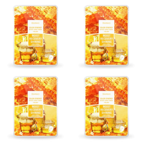 Deoproce Color Synergy Effect Sheet Mask Yellow Honey and Snail 20g*20ea