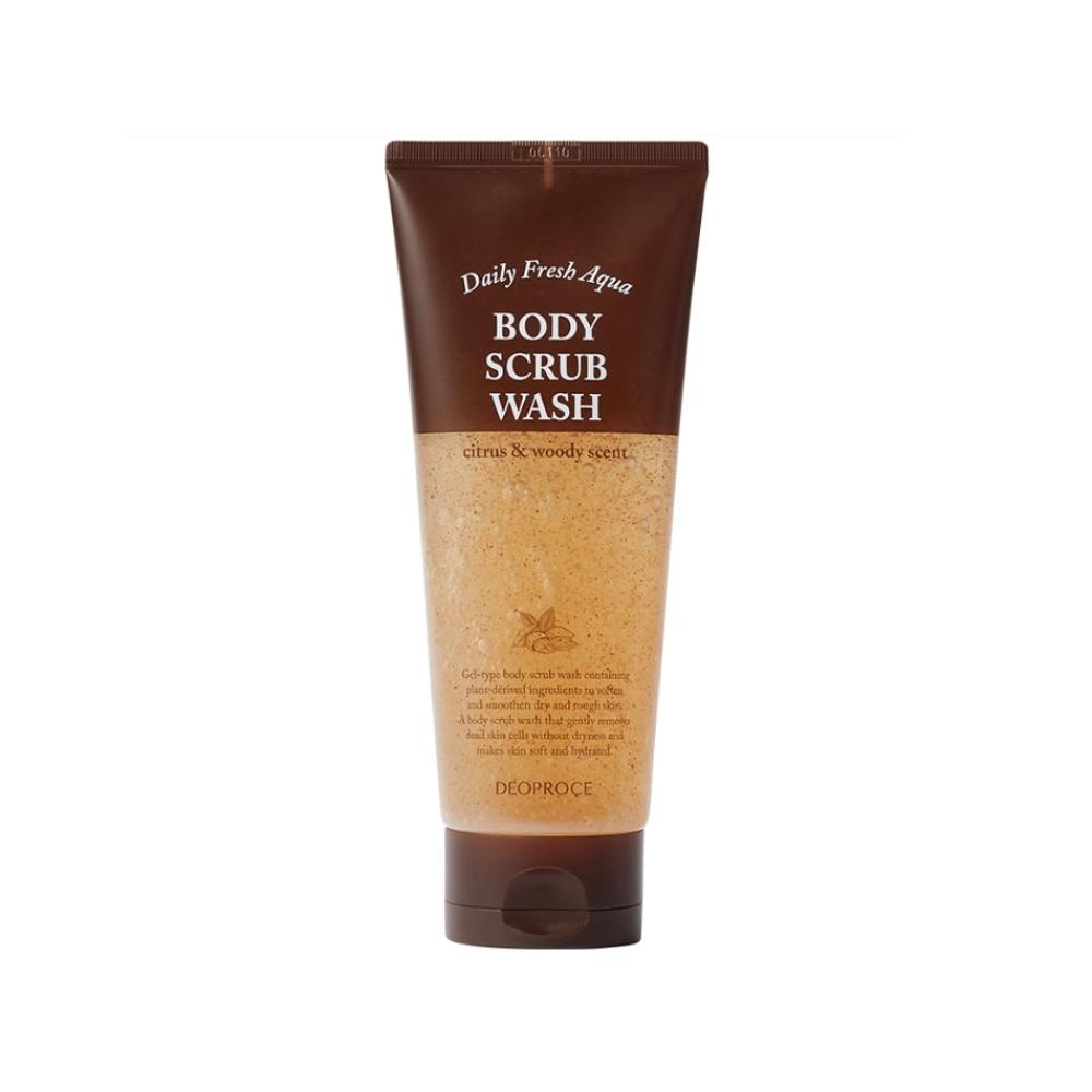 Deoproce Daily Fresh Aqua Body Scrub Wash 200g
