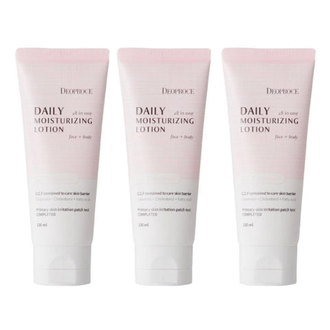 Deoproce Daily Moisturizing All in One Lotion 100ml*3Pcs