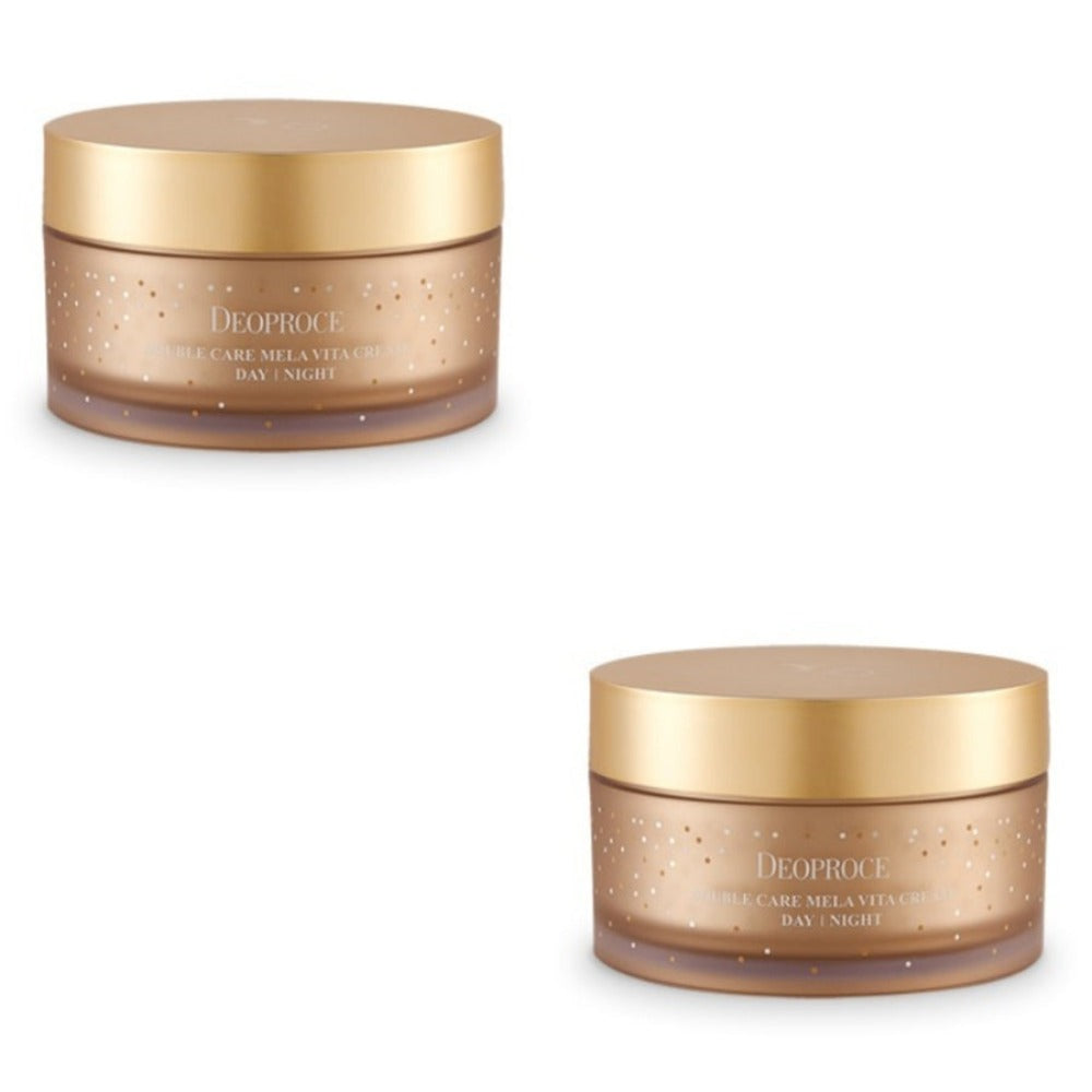 Deoproce Double Care Mela Vita Cream Day 75ml + Night 75ml X 2Pcs