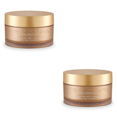 Deoproce Double Care Mela Vita Cream Day 75ml + Night 75ml X 2Pcs