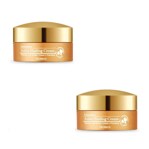 Deoproce Fermentation Active Healing Cream 100g*2Pcs