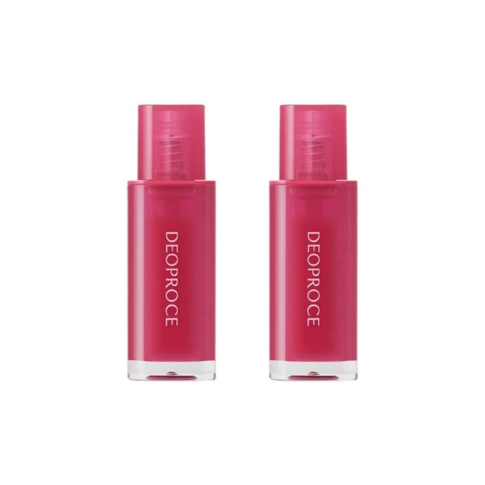 Deoproce Glazed Lip Gloss No.4 Purple Milkyway 4.5g*2Pcs