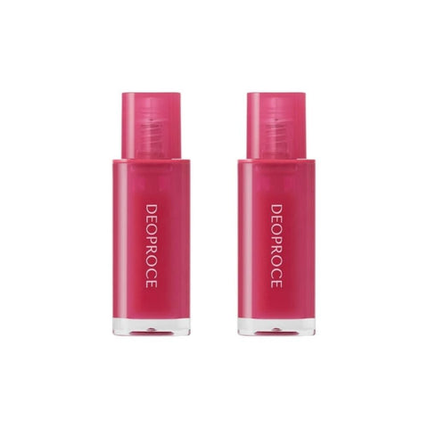 Deoproce Glazed Lip Gloss No.4 Purple Milkyway 4.5g*2Pcs