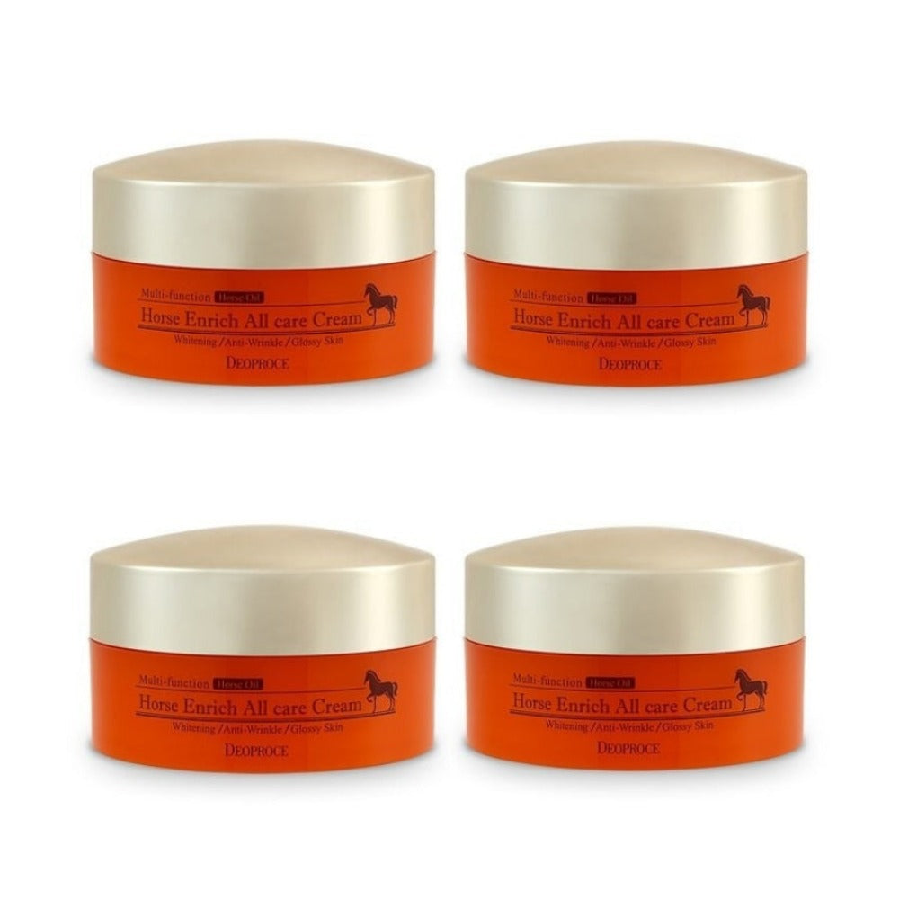 Deoproce Horse Enrich All Care Cream 100g*4Pcs